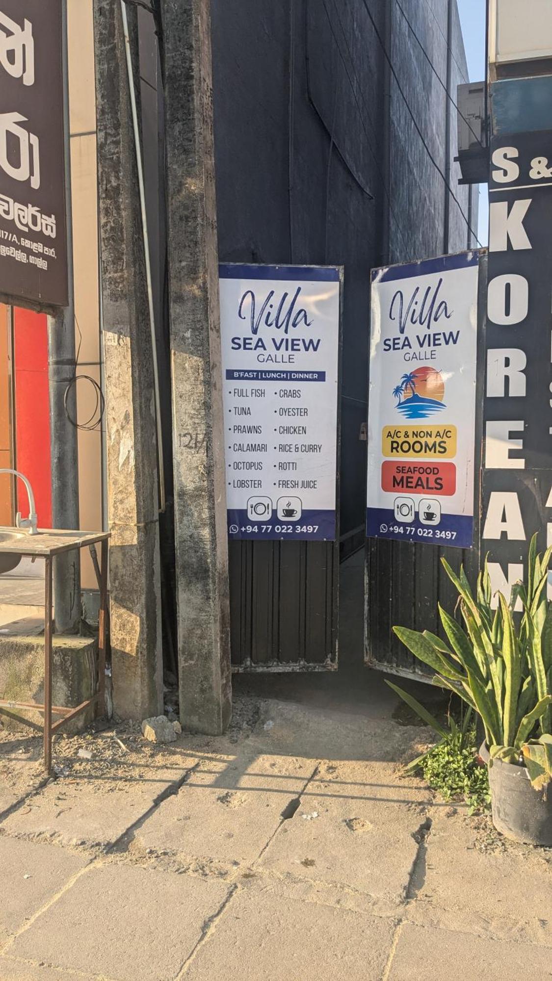Villa Sea View กอลล์ ภายนอก รูปภาพ